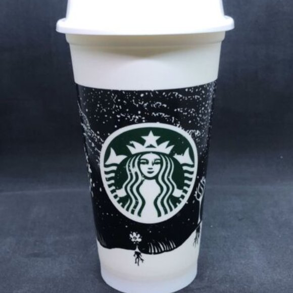 Starbucks Collector 2015  Reusable Cup "Stars dance on a midnight sky" - Picture 2 of 6